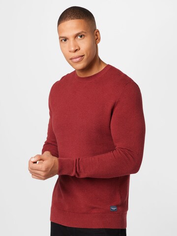 TOM TAILOR Sweater in Red: front