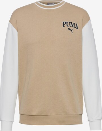 PUMA Sweatshirt 'Squad' in Beige: front