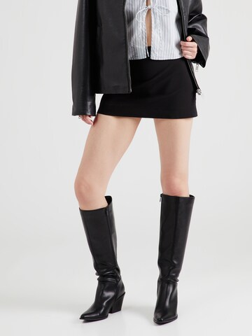 WEEKDAY Rok in Zwart: voorkant