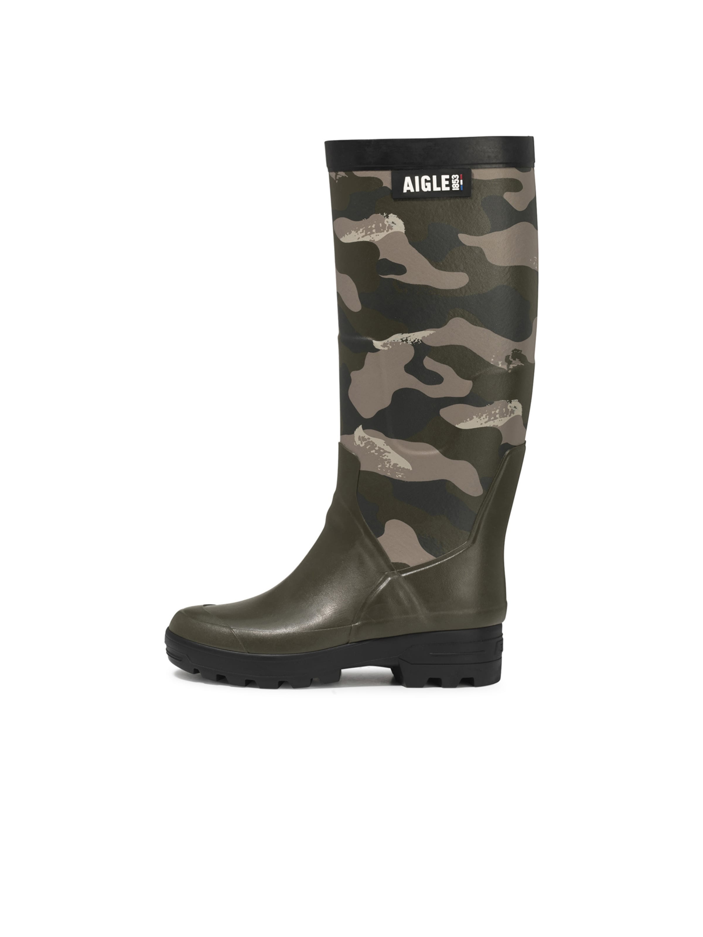 Bottes en caoutchouc 'Benyl' AIGLE en vert : devant