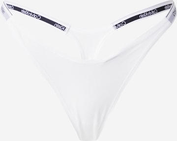 String Calvin Klein Underwear en blanc : devant