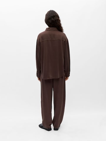 OBJECT Bluse 'OBJFrame' i brun