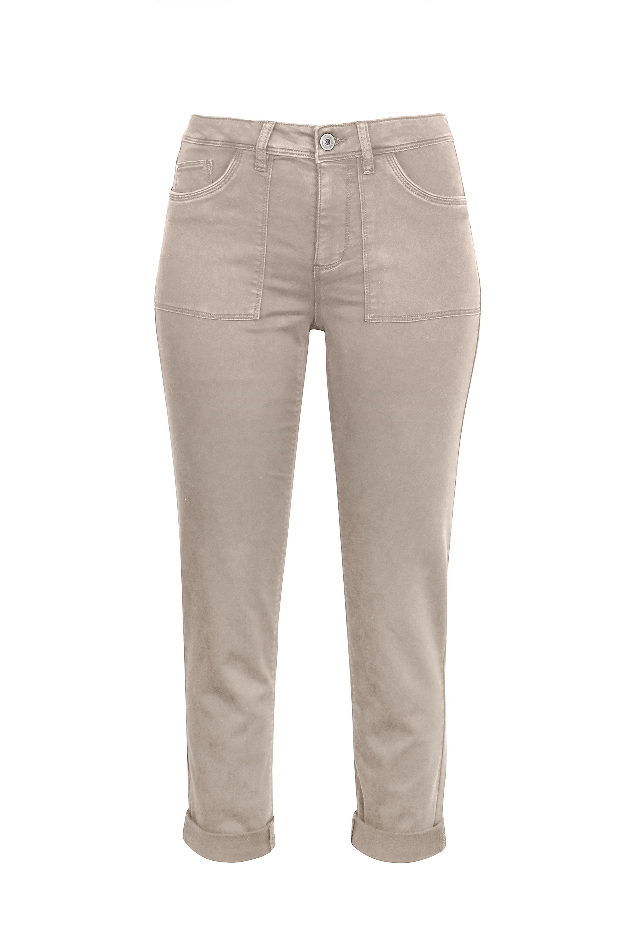 Regular Jean 'Davos' STOOKER WOMEN en beige : devant