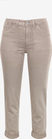 Regular Jean 'Davos' STOOKER WOMEN en beige : devant
