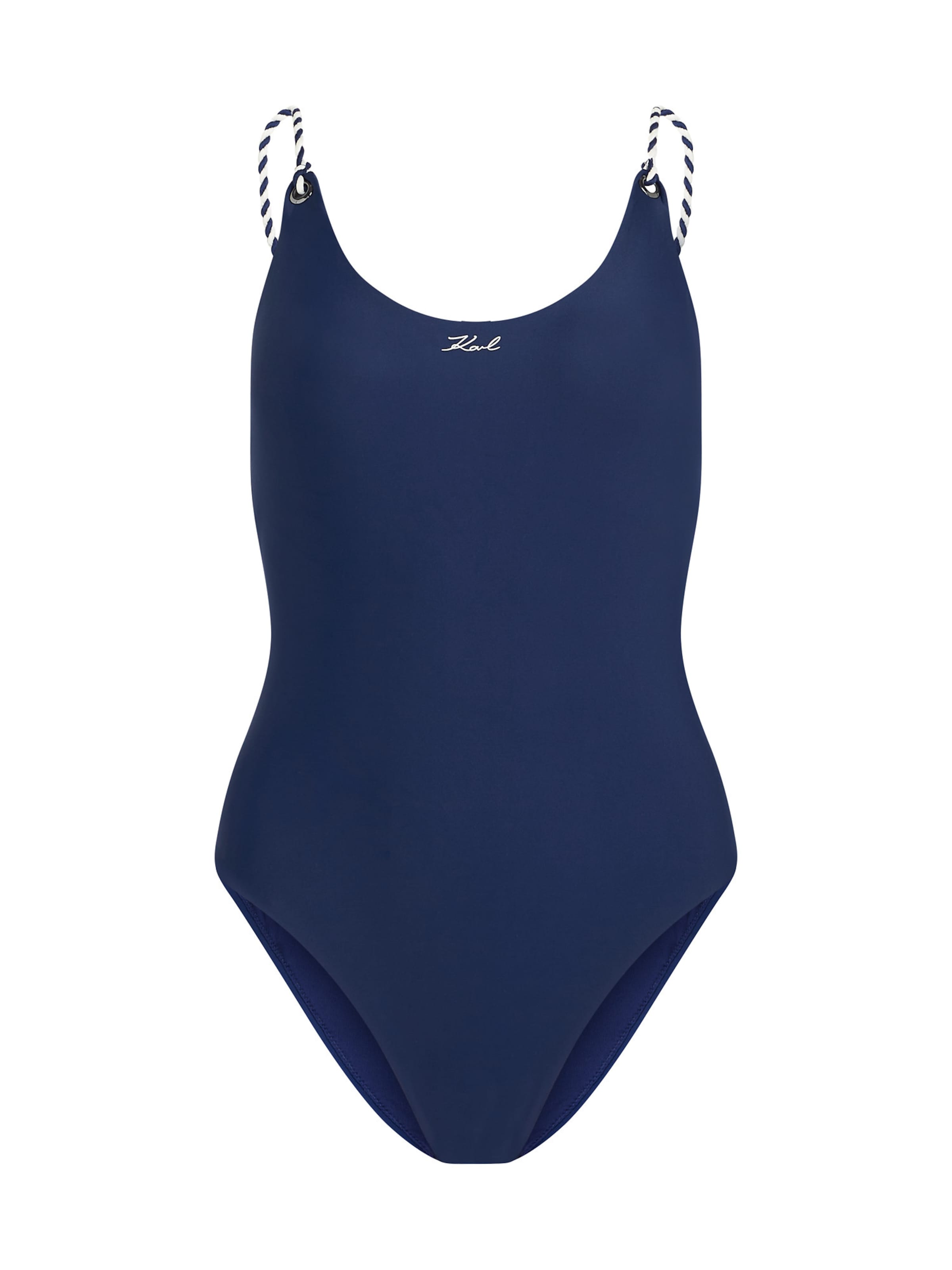 Maillot de bain Karl Lagerfeld en bleu : devant