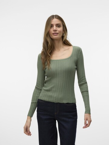 VERO MODA Pullover 'VMCecilie' i grøn: forside