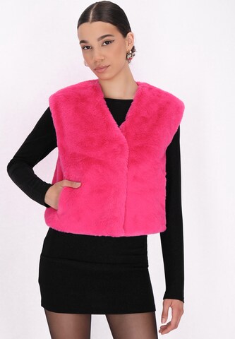 Gilet di myMo at night in rosa: frontale