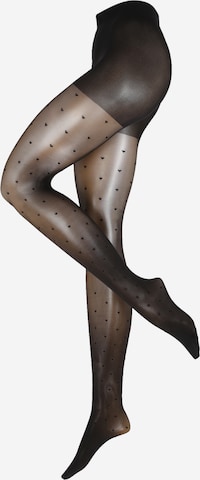 Lindex - Collants finos em preto: frente