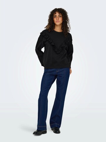 ONLY Sweatshirt 'ONLELY' in Black