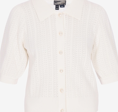 DreiMaster Vintage Cardigan in offwhite, Produktansicht