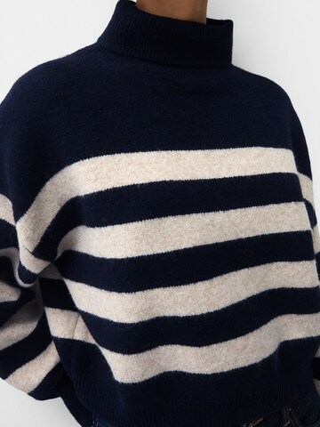 Pull-over Bershka en bleu