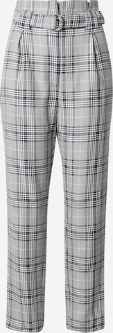 Dorothy Perkins - Regular Calças 'Willow Check' em azul: frente