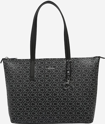 Calvin Klein - Shopper en negro: frente