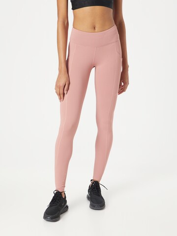 Skinny Pantaloni sportivi di O'NEILL in rosa: frontale