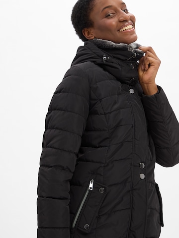 Franco Callegari Wintermantel in Zwart