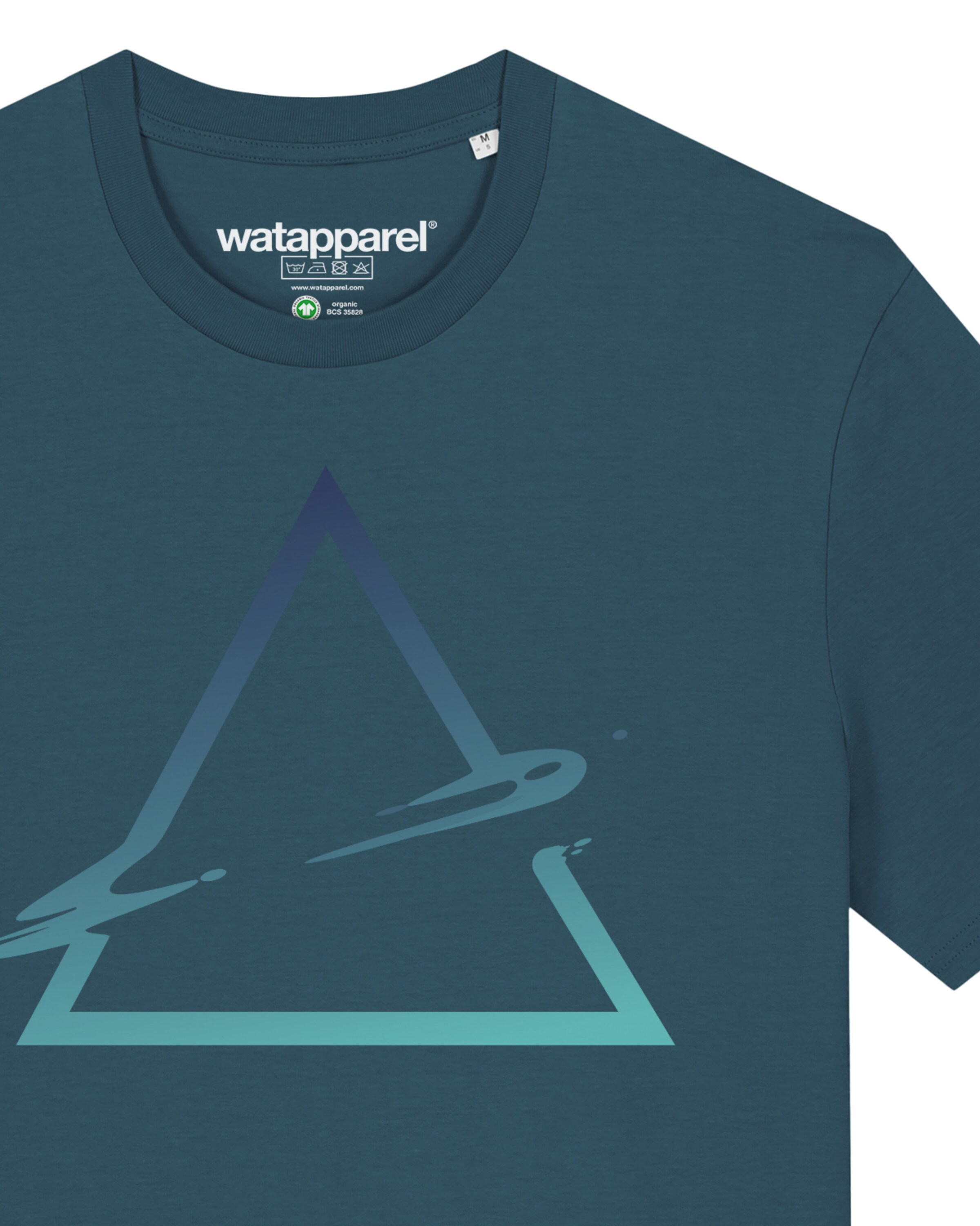 Watapparel Shirt ' Triangle ' in Blue