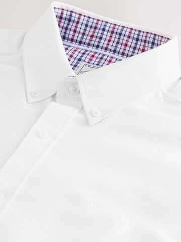 Next Regular fit Button Up Shirt in White