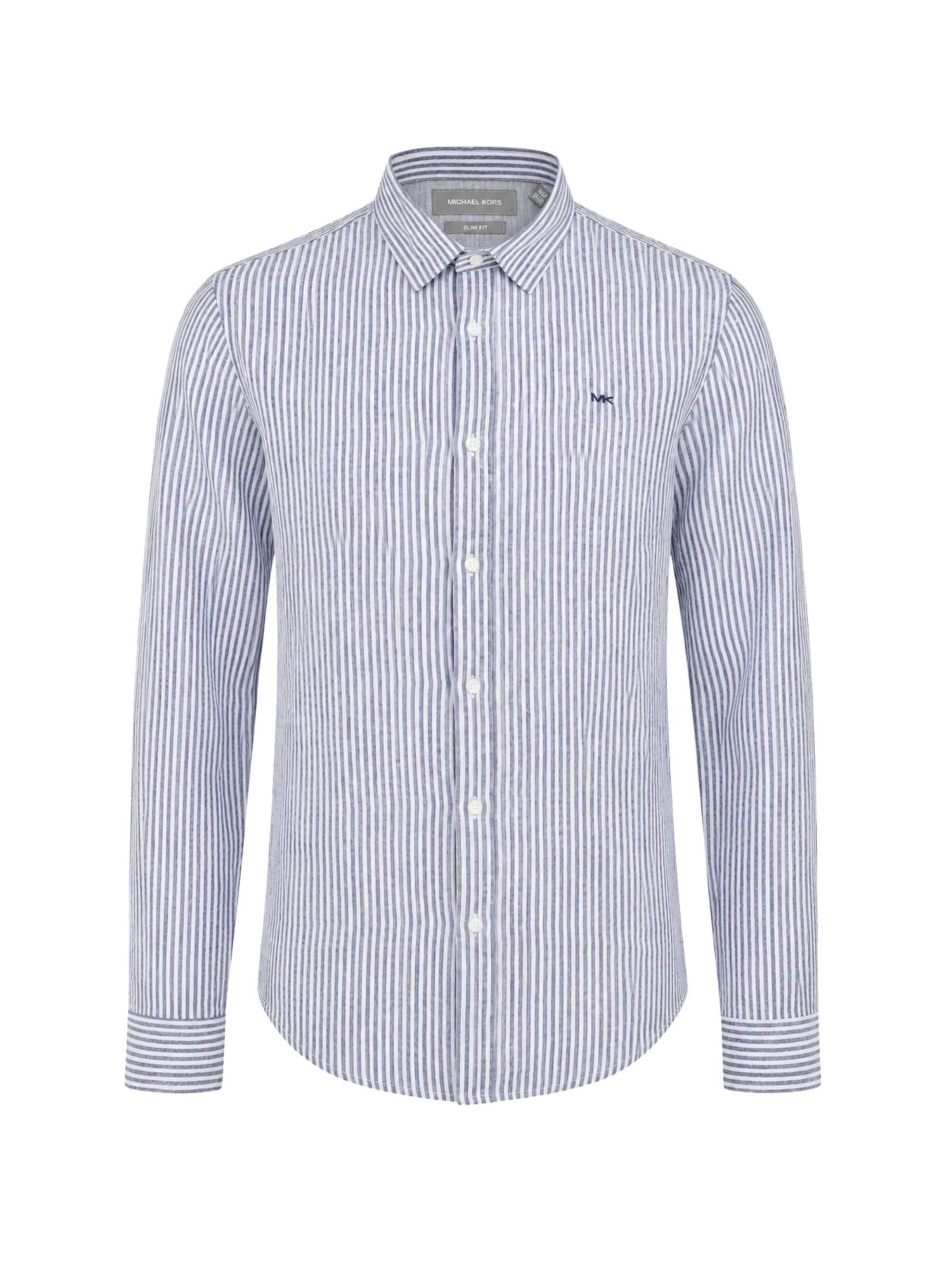 Michael Kors Regular fit Skjorta 'MICHAEL KORS CAMICIA CAMICIA' i blå: framsida