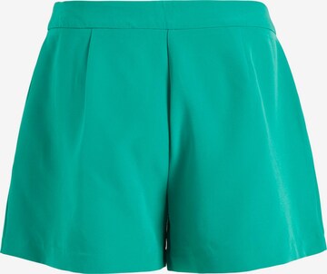 VILA Loose fit Pleat-Front Pants 'Kammas' in Green