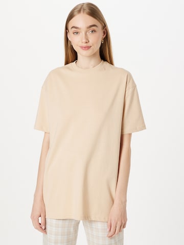 T-shirt Nasty Gal en beige : devant