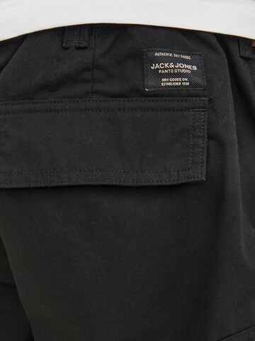 JACK & JONES Regular Cargo Pants in Black