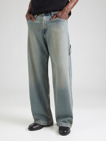 HOLLISTER Baggy Τζιν cargo σε μπλε: μπροστά