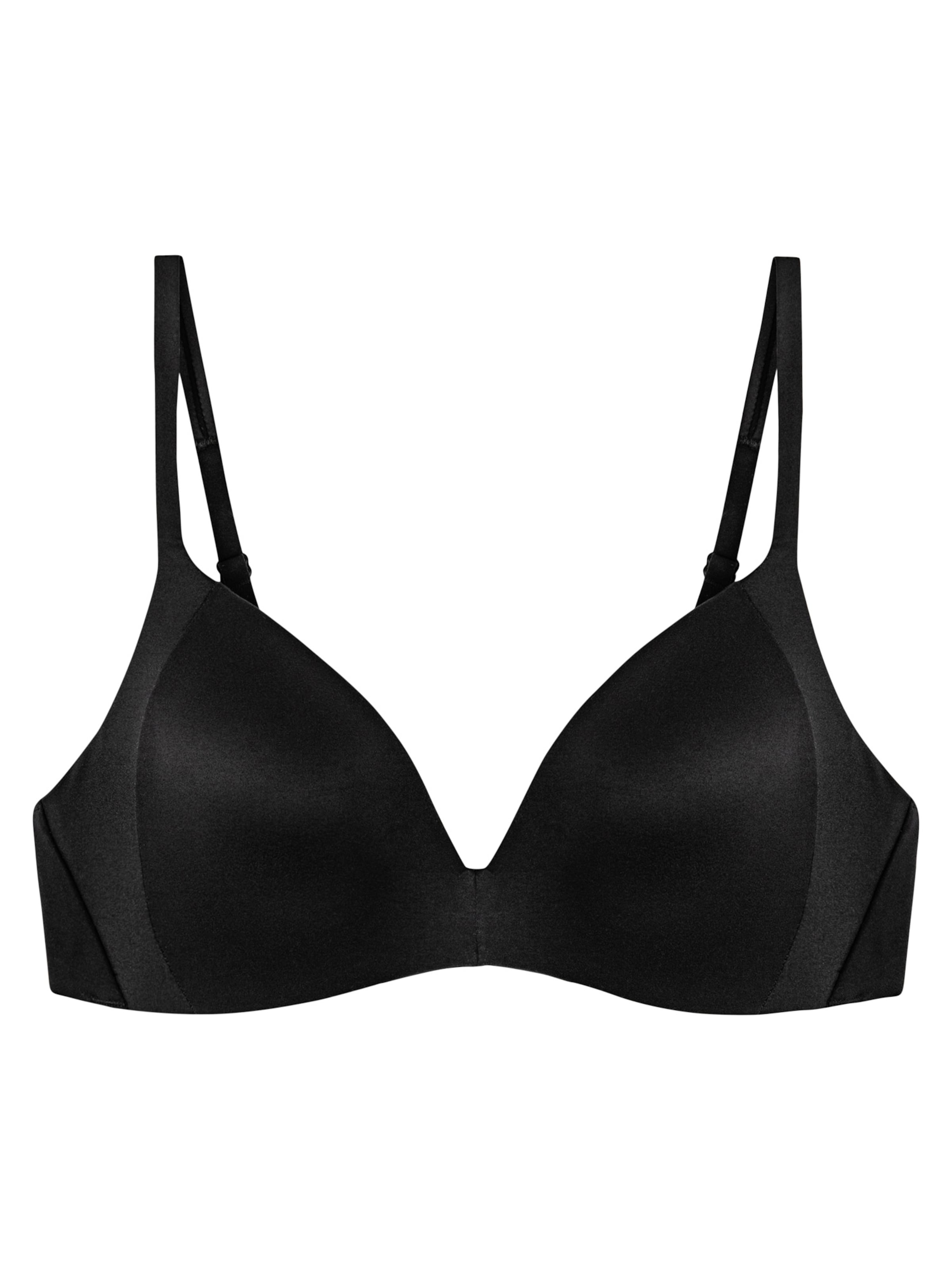 TRIUMPH T-shirt Bra 'Body Make-Up Soft Touch' in Black: front