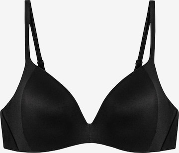 TRIUMPH T-shirt Bra 'Body Make-Up Soft Touch' in Black: front