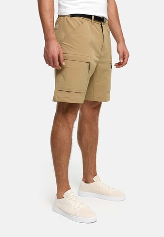 INDICODE JEANS Regular Cargobroek 'Rommie' in Bruin