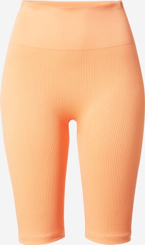 The Jogg Concept Workout Pants in Orange: front