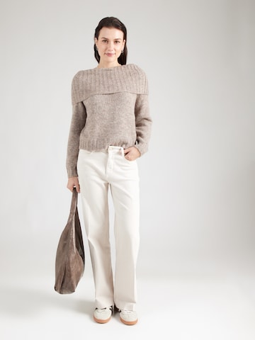 ONLY Pullover 'ONLSHINE' in Braun