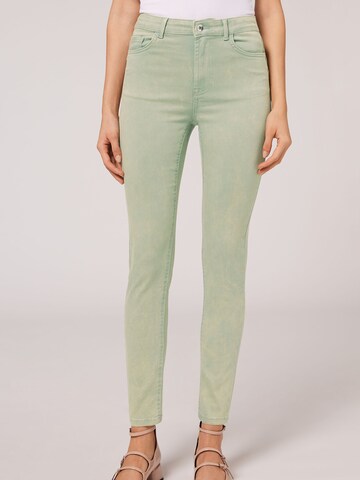 CALZEDONIA Skinny Jeans in Green: front