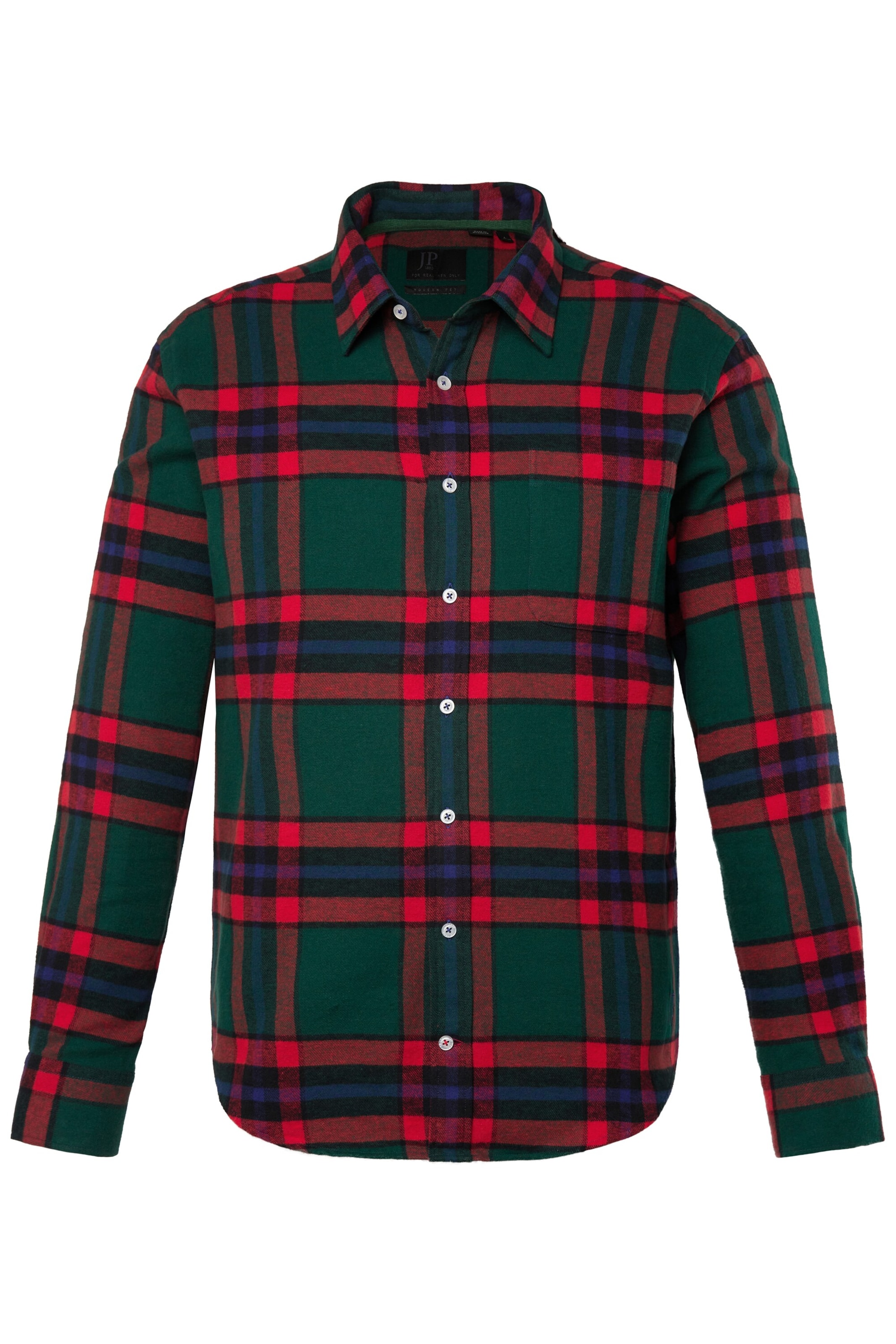 JP1880 Comfort Fit Hemd in Mischfarben: Vorderseite