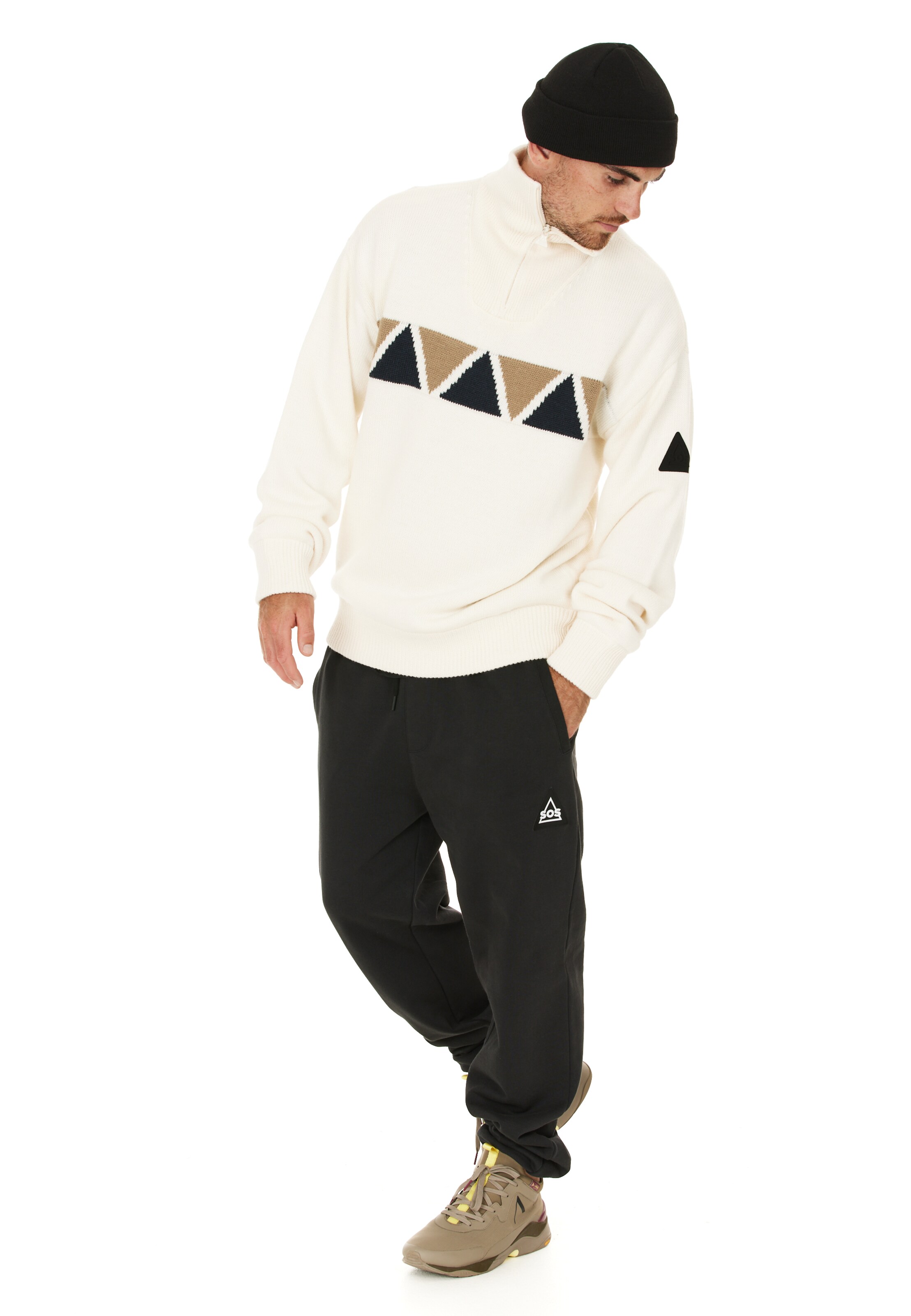 SOS Sweater 'Aboda' in White