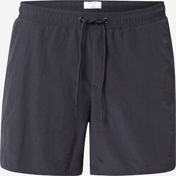 DAN FOX APPAREL Regular Swimming shorts 'Yigit' in Black: front