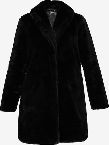 faina Wintermantel in Schwarz: Vorderseite