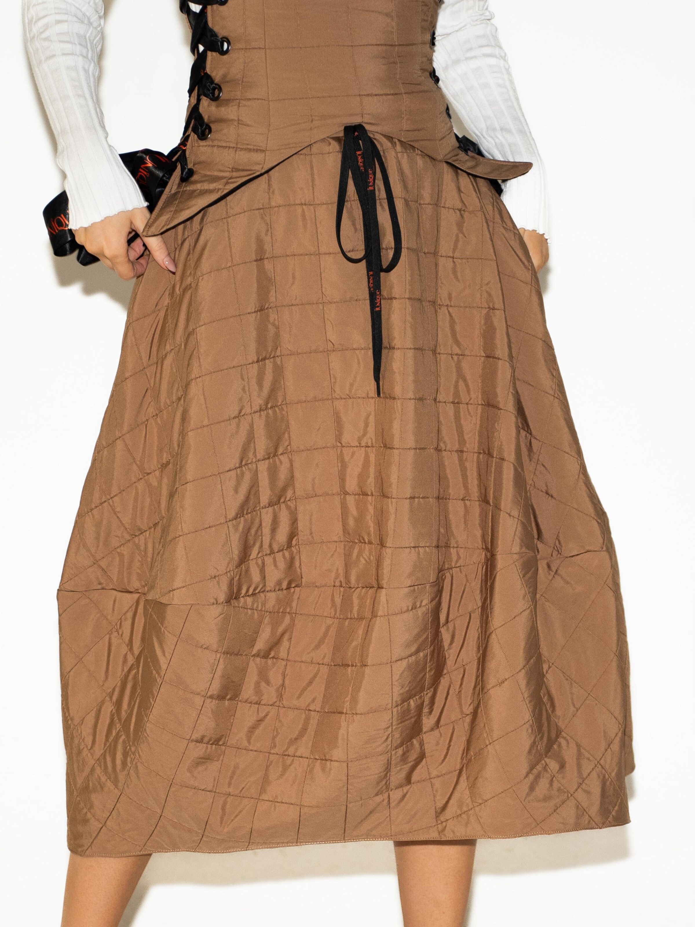 IUnique Skirt 'Ballon' in Beige