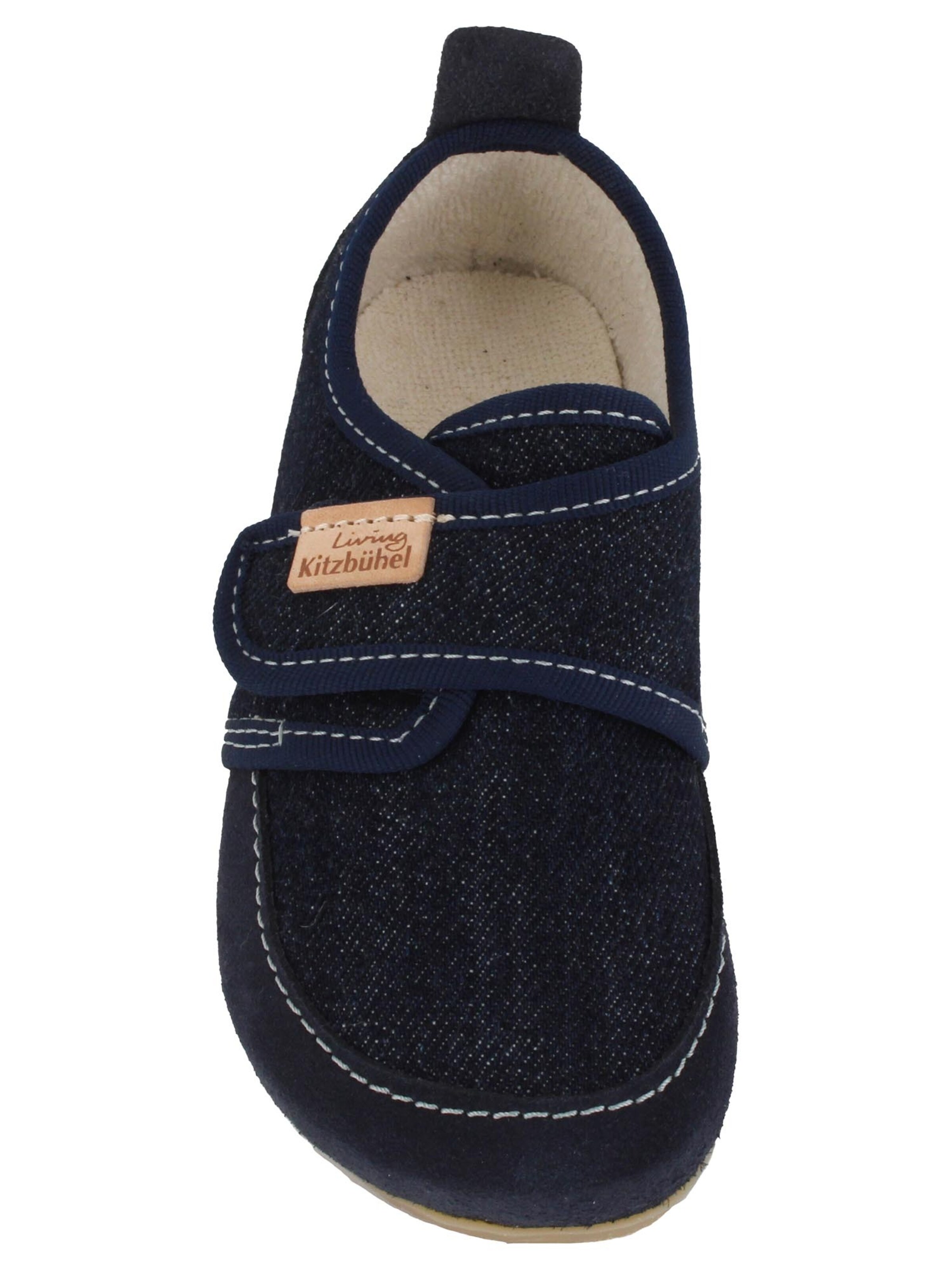 Living Kitzbühel Slippers 'Ulli Uni' in Blue