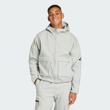 Veste de sport 'City Escape' ADIDAS SPORTSWEAR en gris : devant