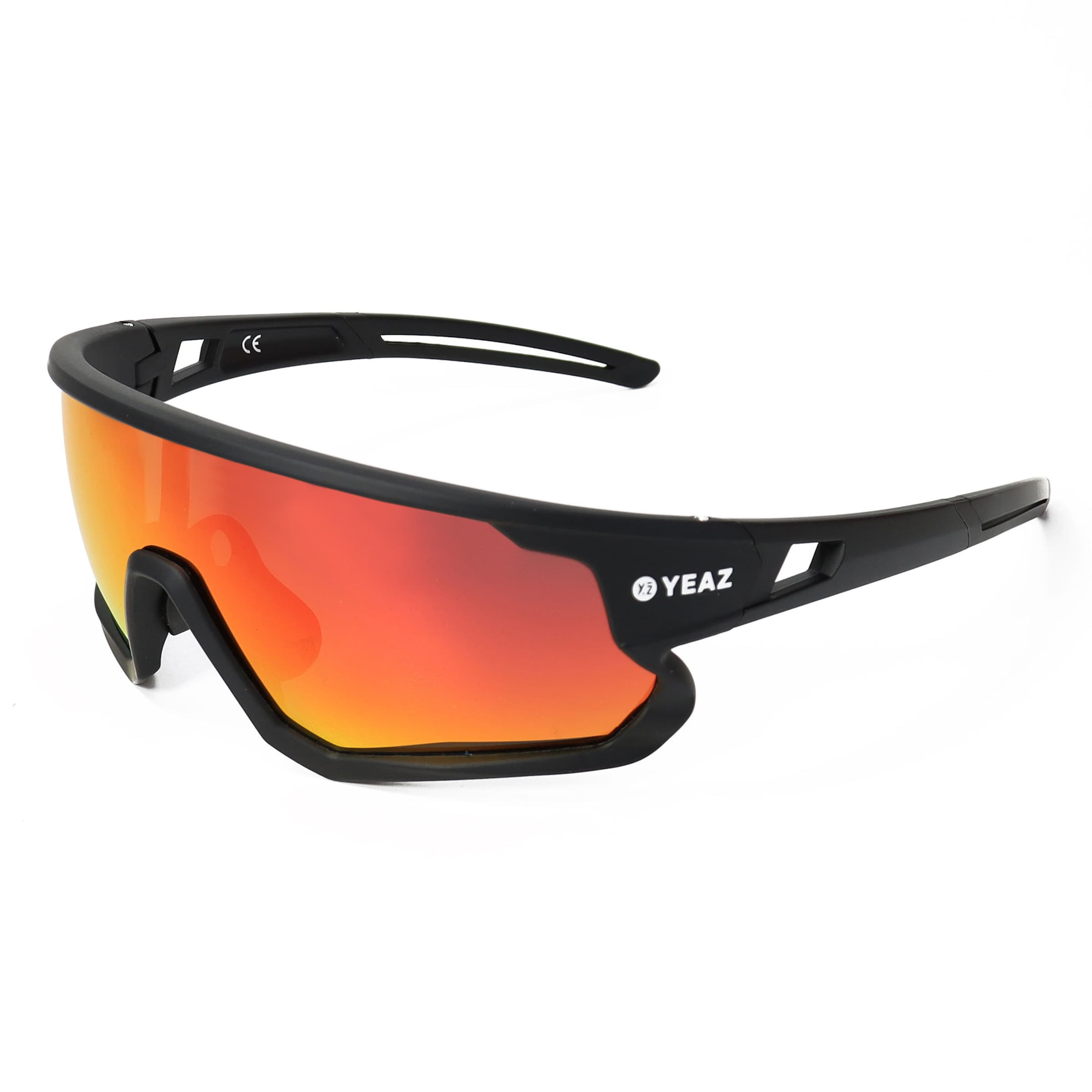 YEAZ - Gafas de sol deportivas 'Sunrise' en negro: frente
