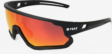 melns YEAZ Sporta saulesbrilles 'Sunrise': no priekšpuses