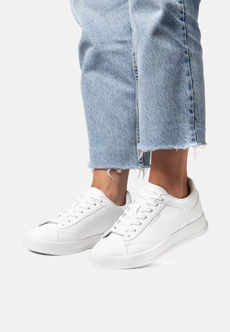 Baskets basses U.S. POLO ASSN. en blanc : devant