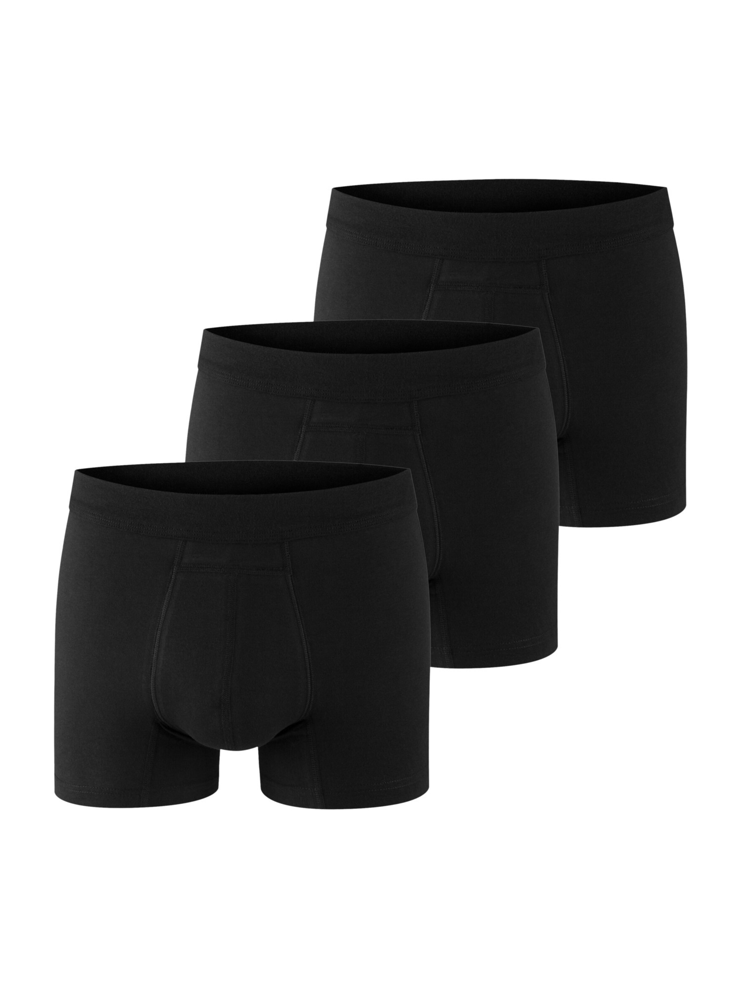 Bread & Boxers Boxer shorts in Black: front