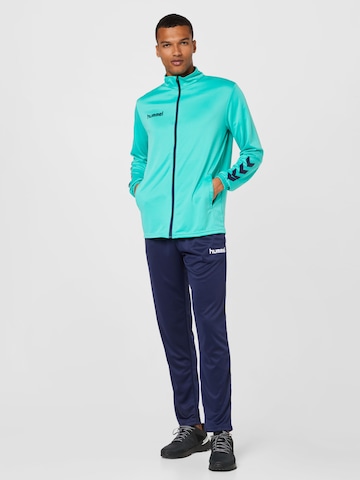 Hummel Tracksuit in Blue: front