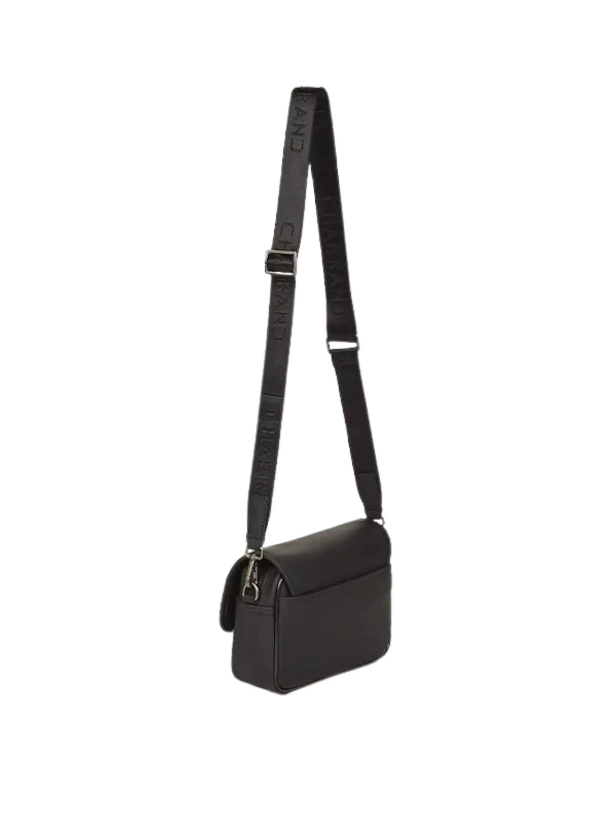 Chabrand Torba na ramię 'Sacoche zippée Chabrand Touch Bis 84050SY109 Noir/Gris' w kolorze czarny