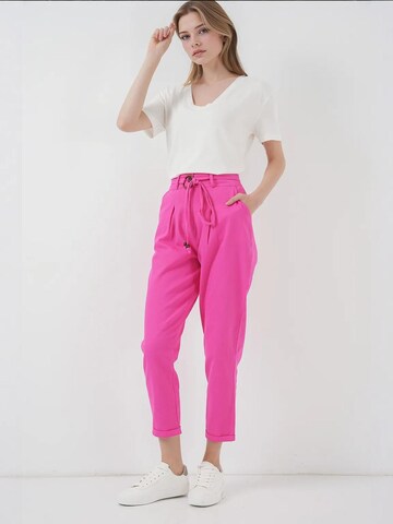 Effilé Pantalon à pince Bigdart en rose