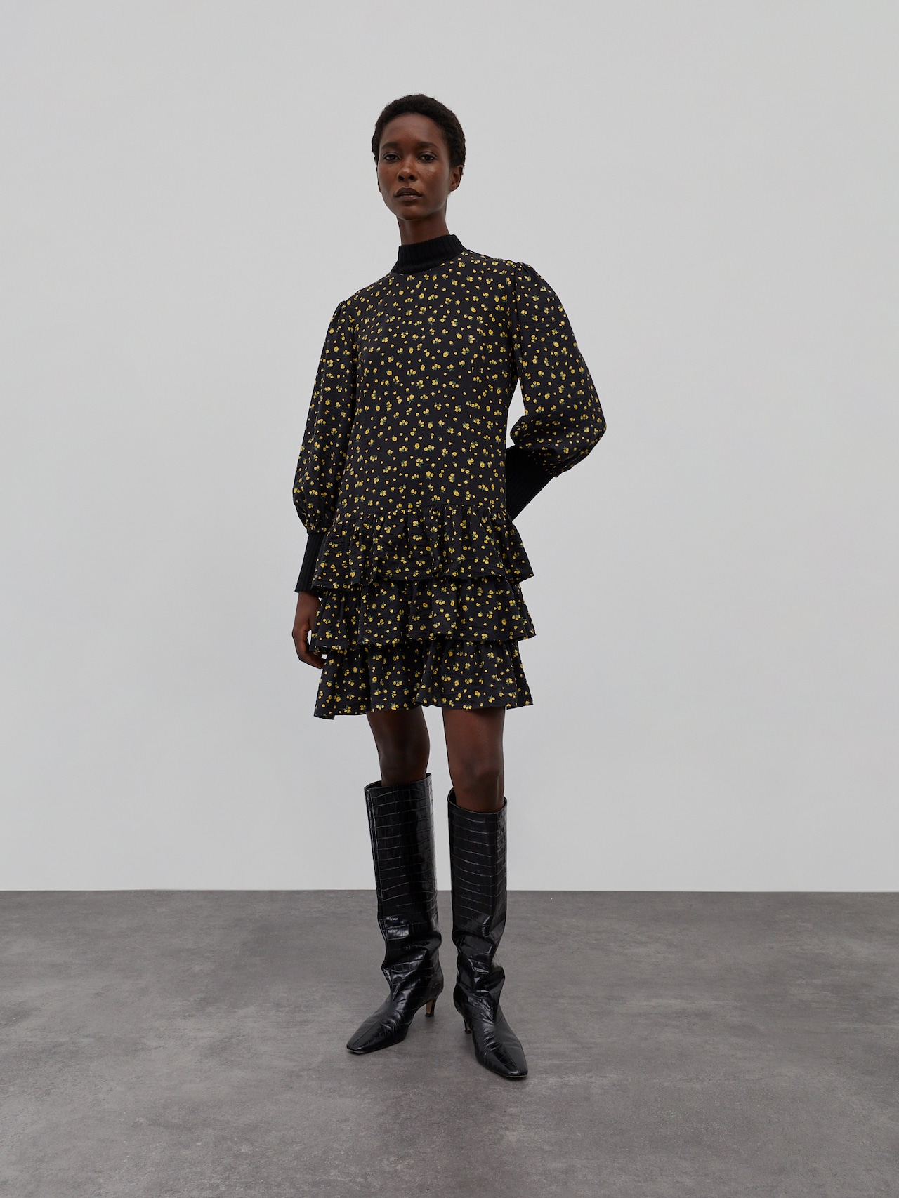 EDITED Producten Jurk 'Julika' Gemengde kleuren