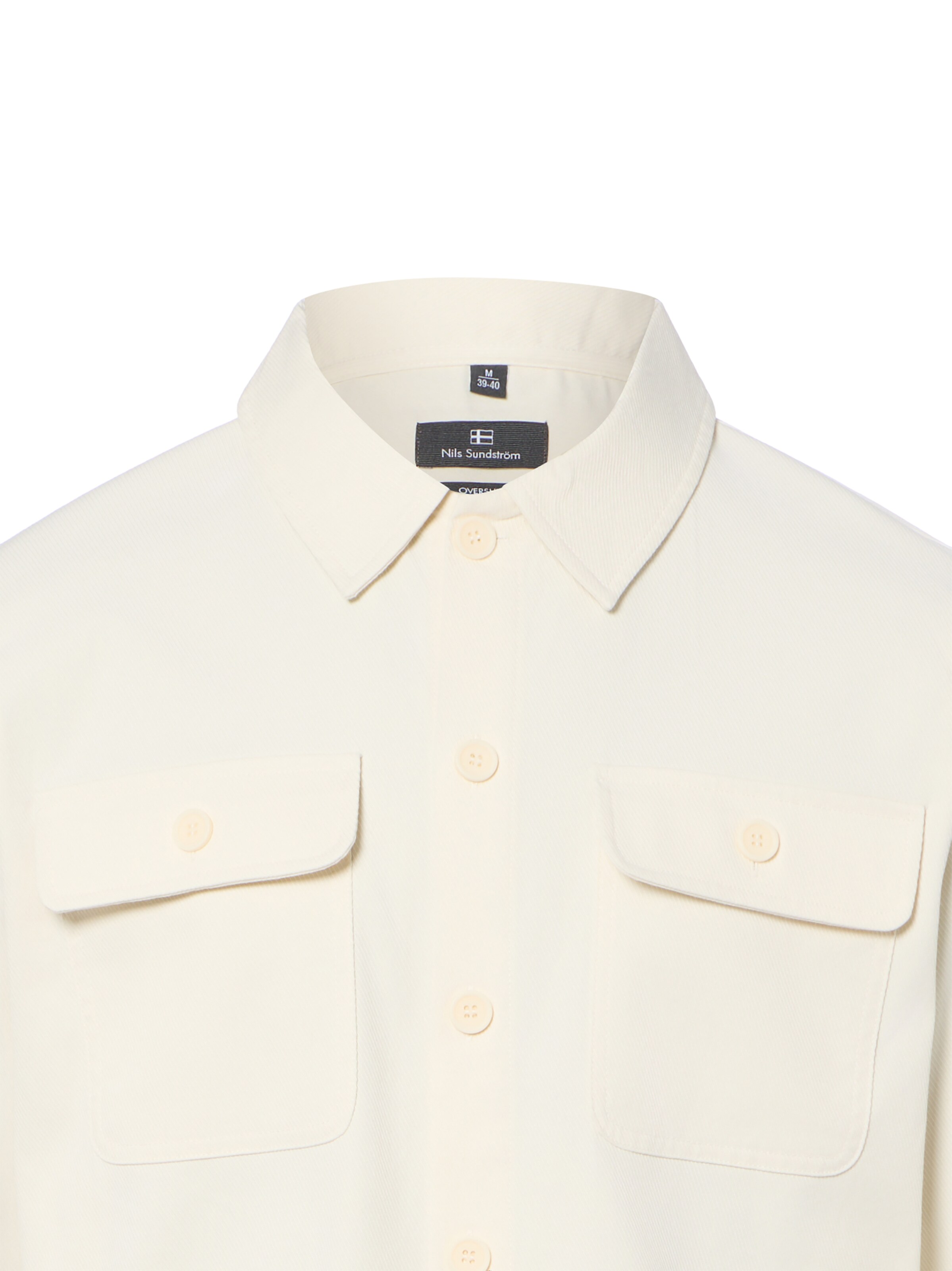 Nils Sundström Regular fit Overhemd in Beige