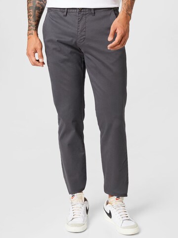 REDPOINT Slim fit Chino Pants 'Jasper' in Grey: front