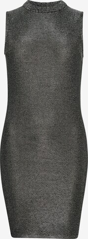 Superdry Gebreide jurk in Zilver: voorkant